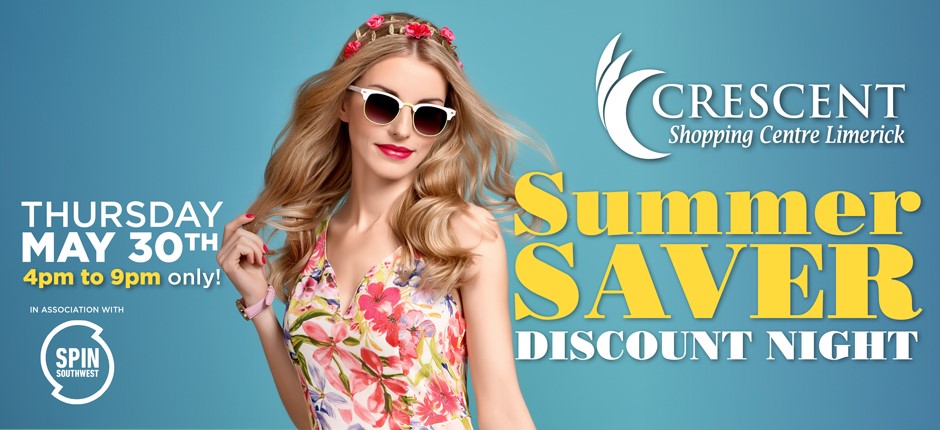 Crescent Shopping Centre Summer Saver Discsount Night 2019